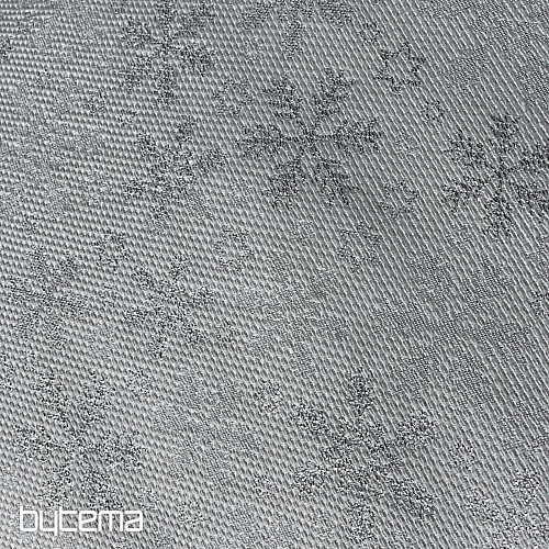 Vánoční dekorační povlak VLOČKY STŘÍBRNÉ