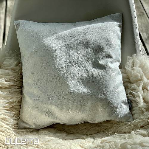 Vánoční dekorační povlak VLOČKY STŘÍBRNÉ