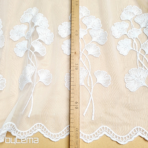 Záclona 835 GINKO bílá