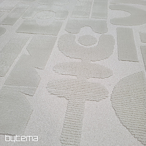 Kusový koberec BOHO geometrie světlý