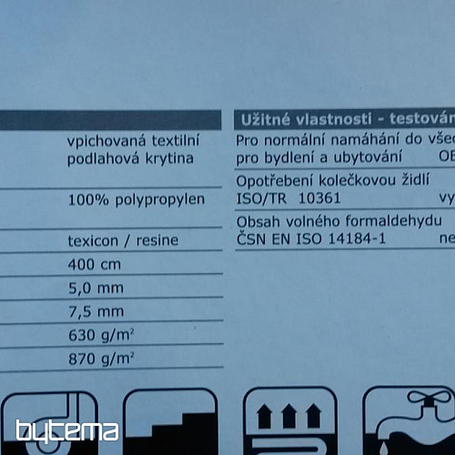 zátěžový koberec vpichovaný RAMBO 60