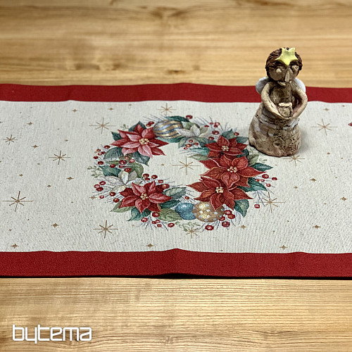 Gobelínový ubrus a šál VÁNOČNÍ STROMY