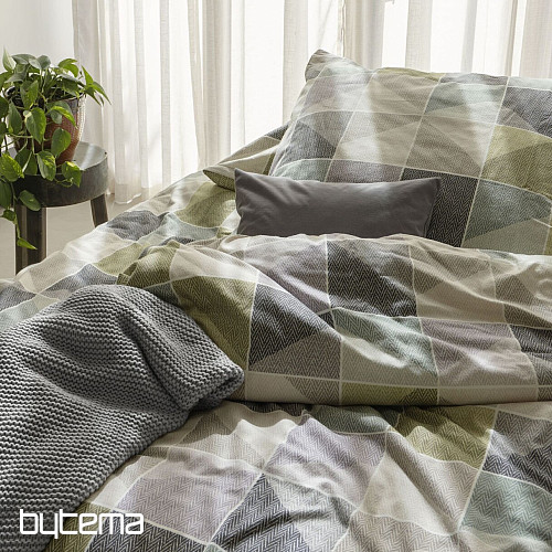 Luxusní flanelové povlečení IRISETTE KOALA 8646-30 ZELENÁ