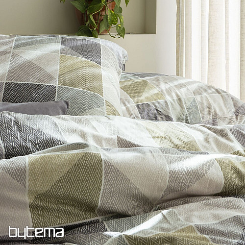 Luxusní flanelové povlečení IRISETTE KOALA 8646-30 ZELENÁ