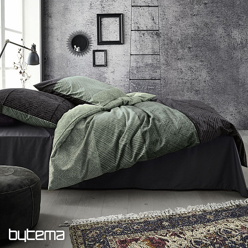 Luxusní flanelové povlečení IRISETTE KOALA 8430-30 ZELENÁ