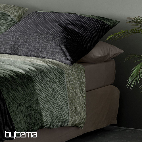 Luxusní flanelové povlečení IRISETTE KOALA 8430-30 ZELENÁ