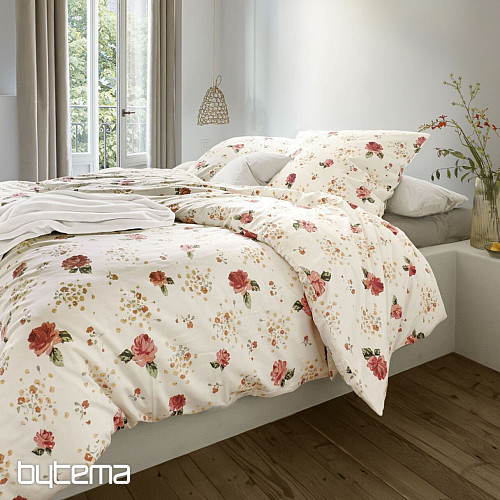 Luxusní flanelové povlečení IRISETTE KOALA 8627-60 RŮŽE ČERVENÁ