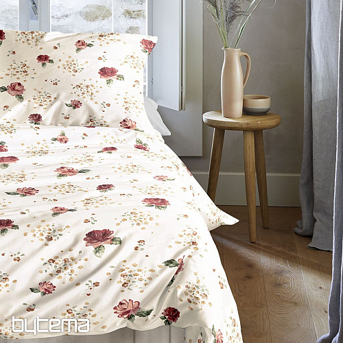 Luxusní flanelové povlečení IRISETTE KOALA 8627-60 RŮŽE ČERVENÁ