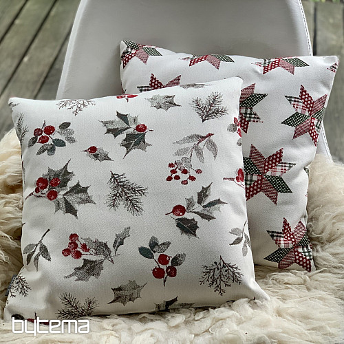 Vánoční dekorační povlak CESMÍNA ŠEDÁ