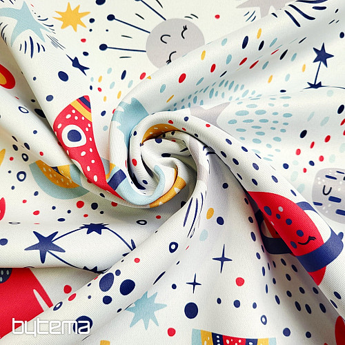 Dekorační látka BLACK OUT VESMÍR