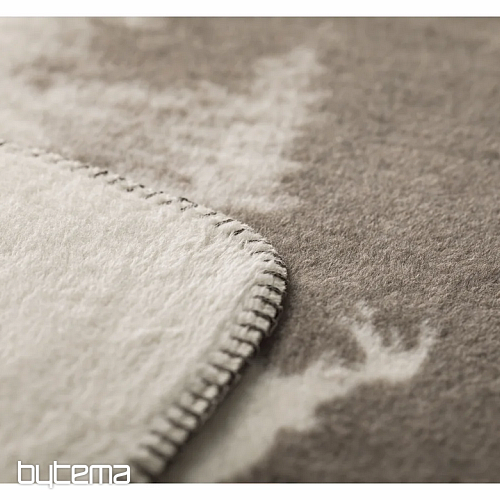 Deka DF SAVONA ZASNĚŽENÝ JELEN smetanová