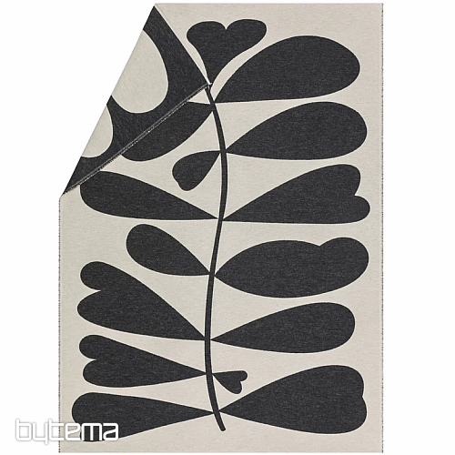 Deka DF LUCA VELKÉ LISTY ŠEDOBÉŽOVÉ