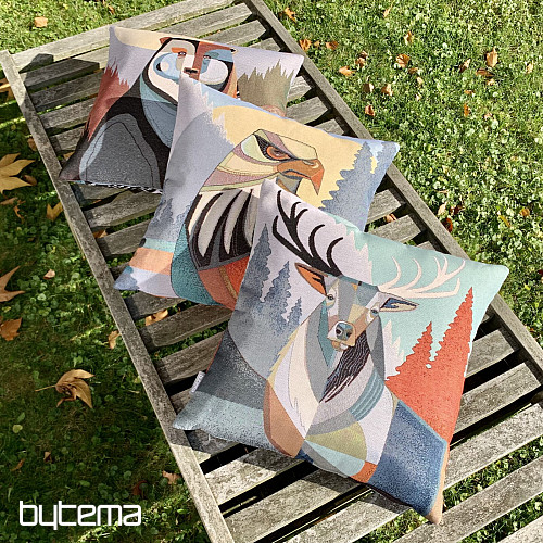 Gobelínový povlak na polštář MEDVĚD