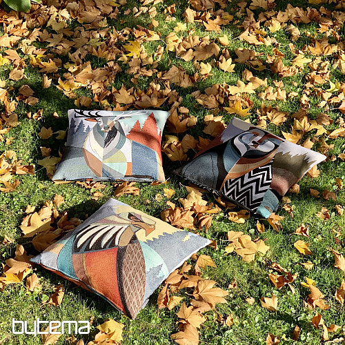 Gobelínový povlak na polštář MEDVĚD