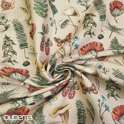 Dekorační látka PODZIM V LESE