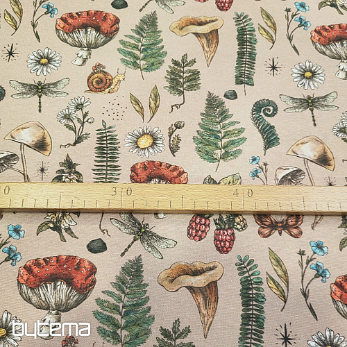 Dekorační látka PODZIM V LESE