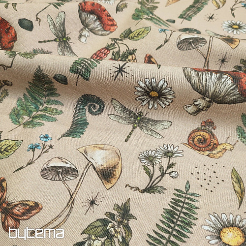 Dekorační látka PODZIM V LESE