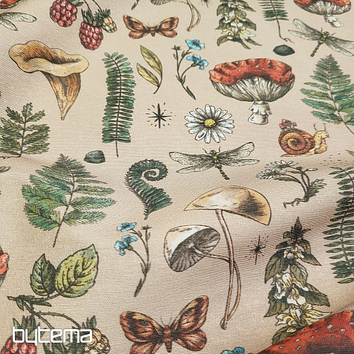 Dekorační látka PODZIM V LESE