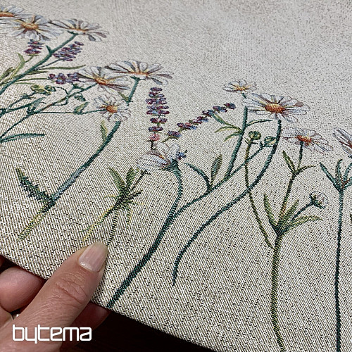 Gobelínový ubrus kulatý JARNÍ POHLAZENÍ