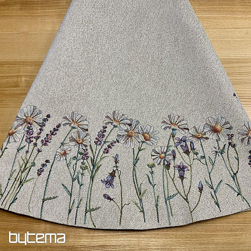 Gobelínový ubrus kulatý JARNÍ POHLAZENÍ