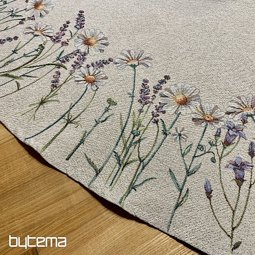 Gobelínový ubrus kulatý JARNÍ POHLAZENÍ