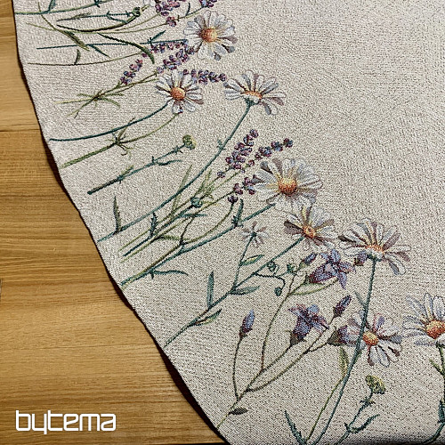 Gobelínový ubrus kulatý JARNÍ POHLAZENÍ