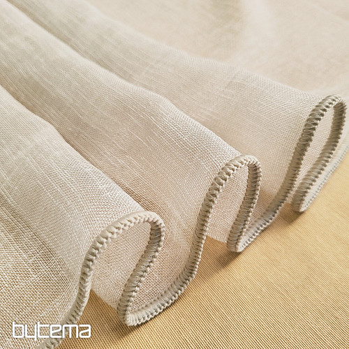 Luxusní záclona GERSTER 11334 šedobéžová