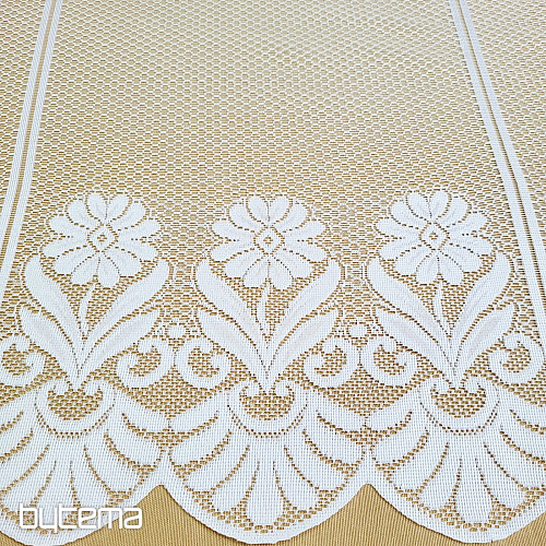 Vitrážová záclona DN 112 KVĚTINKY