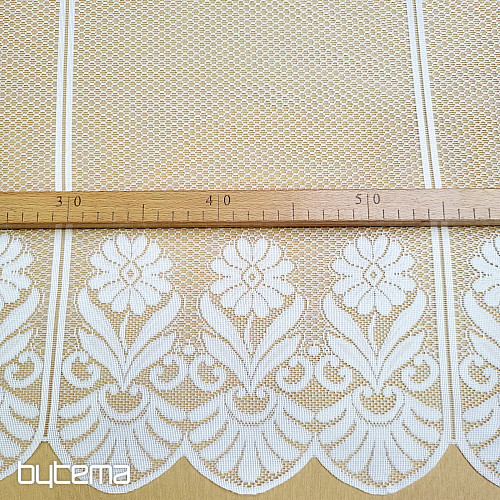 Vitrážová záclona DN 112 KVĚTINKY