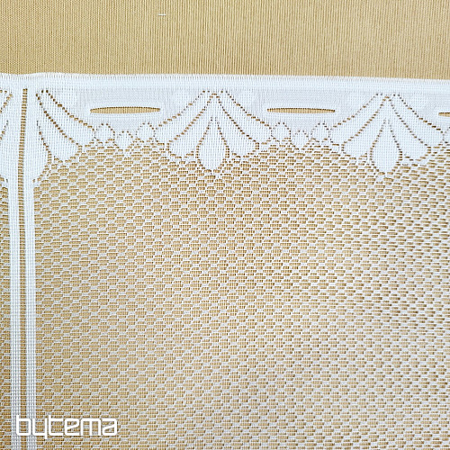 Vitrážová záclona DN 112 KVĚTINKY