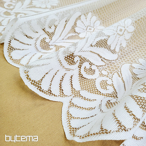 Vitrážová záclona DN 112 KVĚTINKY