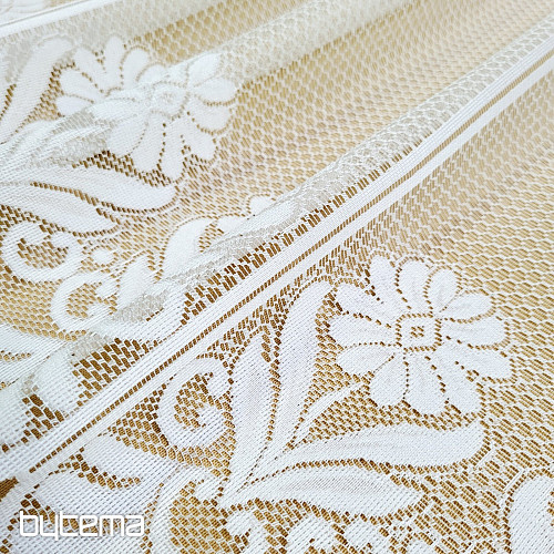 Vitrážová záclona DN 112 KVĚTINKY