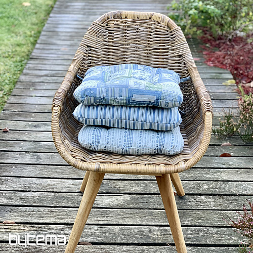 PODSEDÁK TOSCANA VALERY RIGA pruh modrý