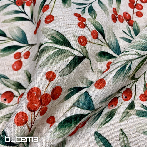 Dekorační ubrus VÁNOČNÍ BOBULE