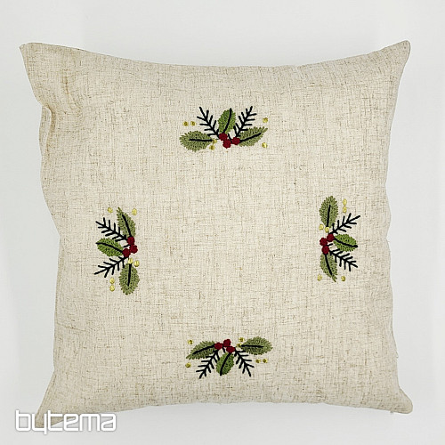 Vyšívaný povlak BAREVNÉ VĚTVIČKY