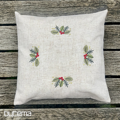Vyšívaný povlak BAREVNÉ VĚTVIČKY
