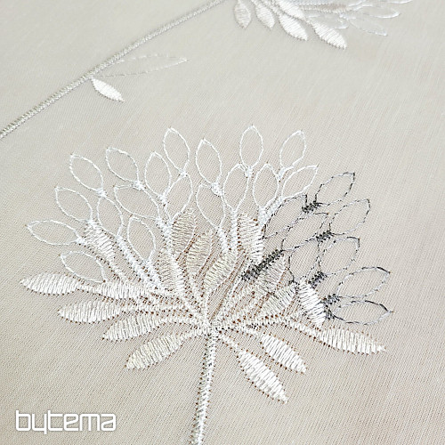 Luxusní záclona GERSTER 11868 béžová výšivka