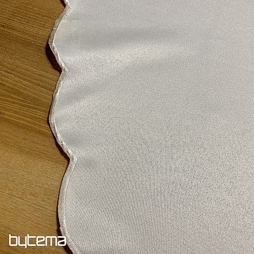 Kulatý ubrus TEFLON SMETANOVÝ