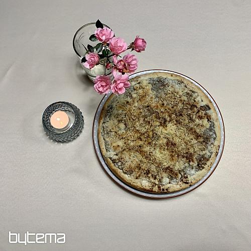 Oválný ubrus SMETANOVÝ