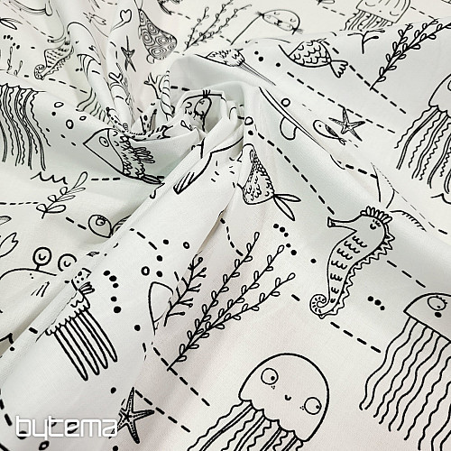 Látka na malování PODMOŘSKÝ SVĚT