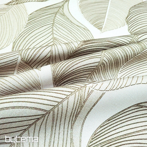 Dekorační látka MAXI LISTY sv. zelené