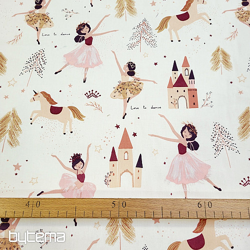 Bavlněná látka TANEČNICE