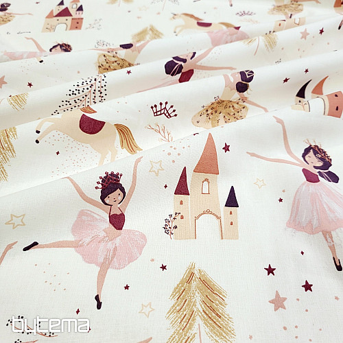 Bavlněná látka TANEČNICE