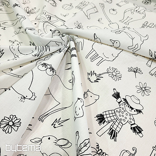 Látka na malování FARMA