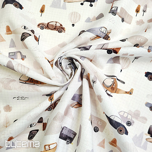 Bavlněná látka ROAD TRIP