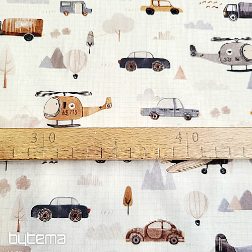 Bavlněná látka ROAD TRIP