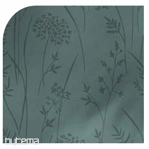 Luxusní bavlněný damašek RIO ZELENÝ