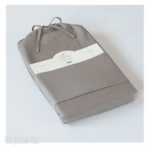 LNĚNÉ POVLEČENÍ LENA hnědá