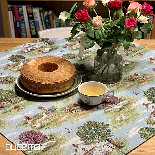 Gobelínový ubrus a šál VENKOV