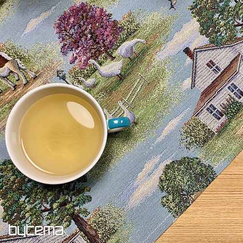 Gobelínový ubrus a šál VENKOV